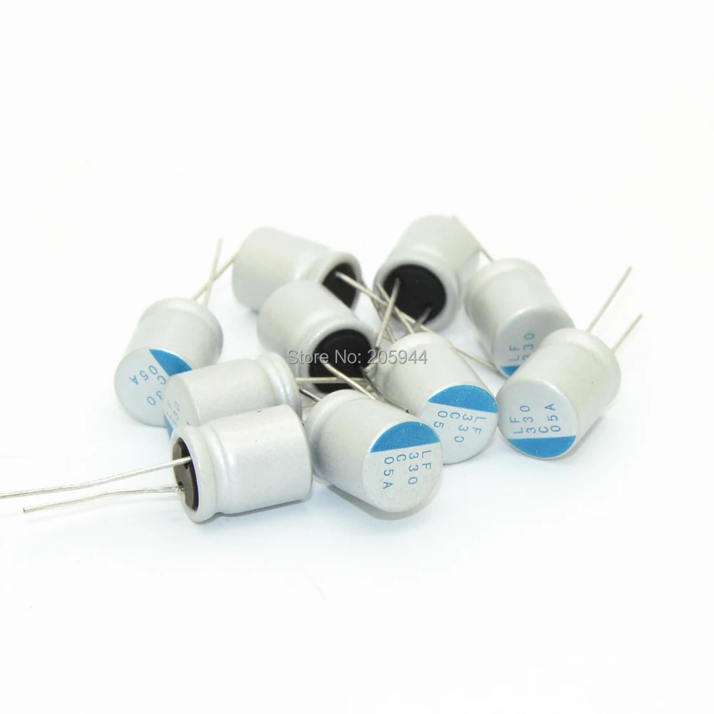 10 шт Nichicon LF 330 мкФ 16V 10*13mm алюминиевые полимерные твердые конденсаторы 6347|polymer| |
