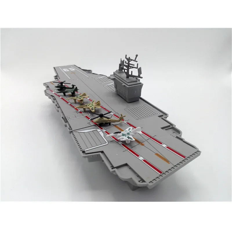Моделирование авианосец статическая модель с 6 самолет дети Детский подарок игрушки хобби модель авианосца военные самолеты