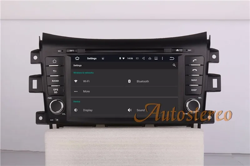 Sale 8 Core Android 8.0 RAM 4G ROM 32GB 2Din Car GPS Navigation DVD Player Unit For Nissan NP300 Navara 2014 2015 2016 2017 5