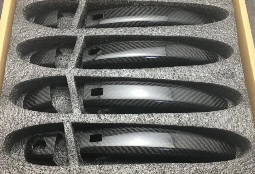 Аксессуары из углеродного волокна, накладка на дверную ручку для AUDI A1 A4 A5 S4 S5 Q3 Q5 SQ5 RS4 RS5, Стайлинг автомобиля - Название цвета: SQ5 2015