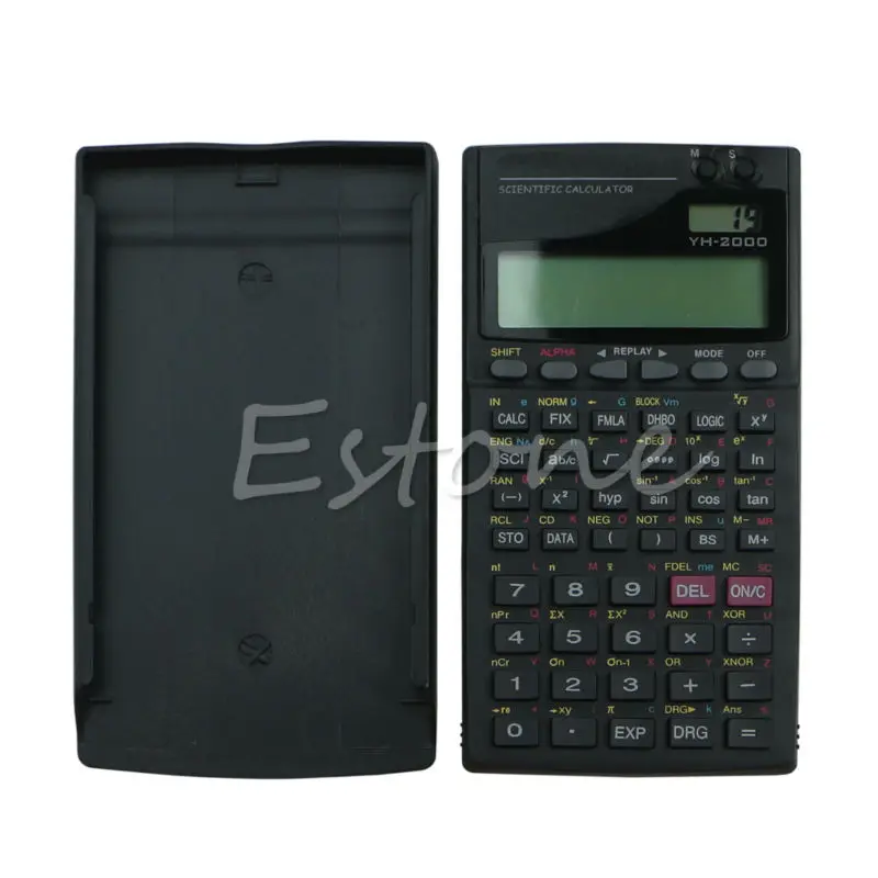 1 قطعة الأسود وظيفة حاسبة Multi-function2.5 ''LCD عرض شاشة 2000A العرض الرقمية LCD الحاسبة العلمية 1 قطعة الأسود وظيفة حاسبة Multi-function2.5 ''LCD عرض شاشة 2000A العرض الرقمية LCD الحاسبة العلمية