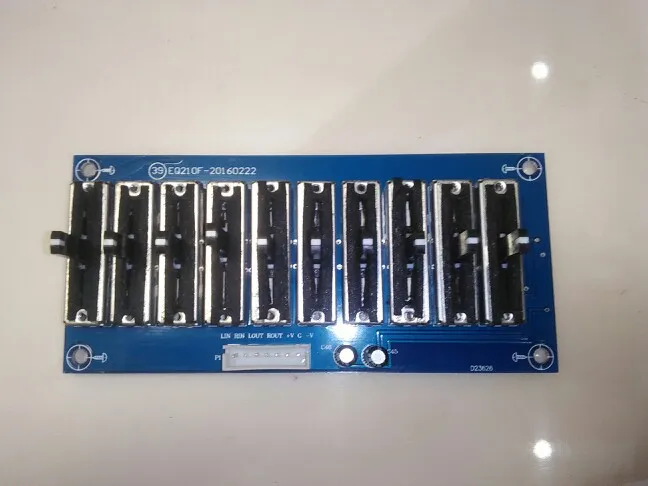 Плата эквалайзера Sstage Stereo Ten Band 10 каналов 2 канала регулировка звука Фронтальная