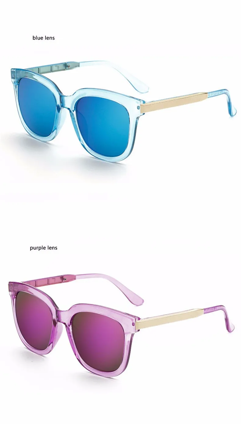 High Quality Couple Square Sunglasses Women Brand Designer Vintage Retro sun glasses for women Men Sunglass Mirror Lunette Femme (14)