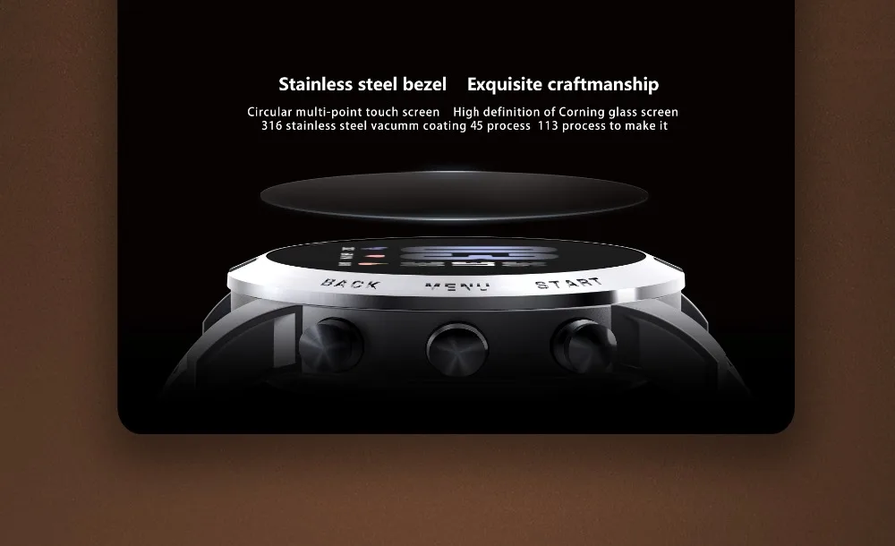 -4 Montre intelligente IP68 étanche Bluetooth 4.2