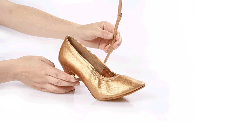 20161103_160136_079Dance shoes Women shoe Latin shoes Soft Bottom Genuine Leather Sports shoes BD 125 Modern Jazz Soft wear-resistant