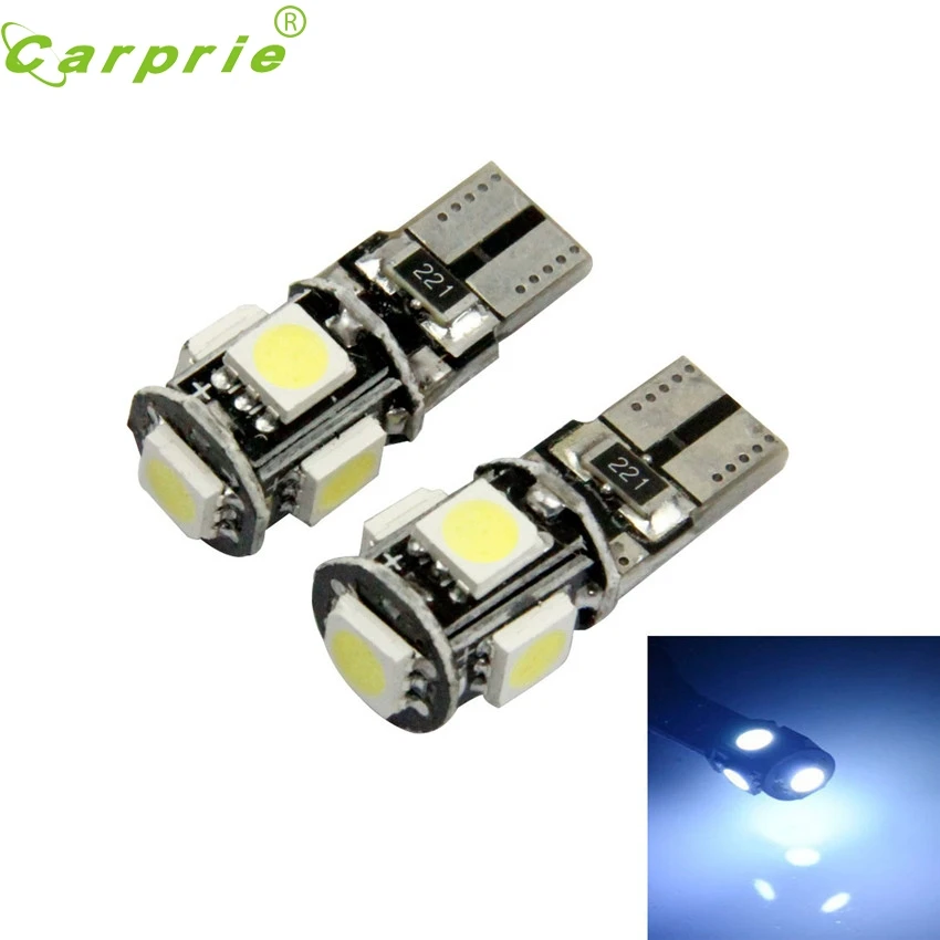 CARPRIE супер Прямая поставка 2 X Canbus ОШИБОК белый 5-SMD 5050 W5W 194 16 светодиодные лампы для интерьера mar28 p30