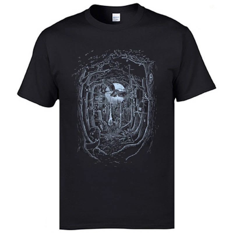 Discount T Shirts Weird Animal Forest Men Tops & Tees Create Your Own Shirt Support Customized Wholesale High Quality T-Shirts