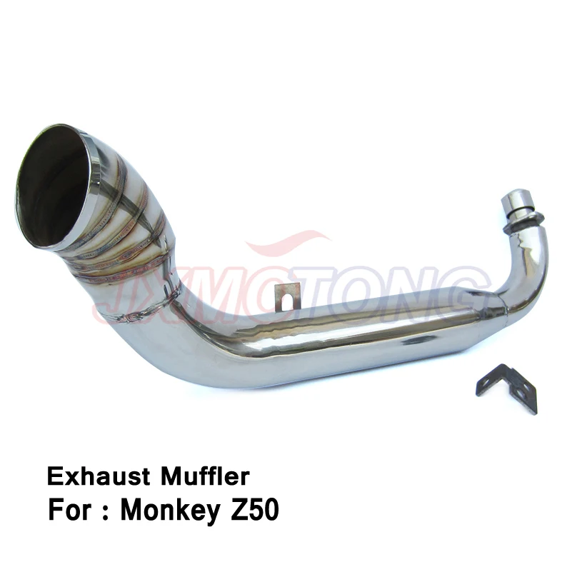 Motorcycle Custom Stainless steel Turn Out Muffler Exhaust for 50cc 70cc 110cc Monkey Bike Z50