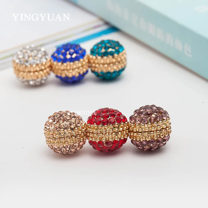 XT83 wholesale ball gold romantic brooches Double faced fashion