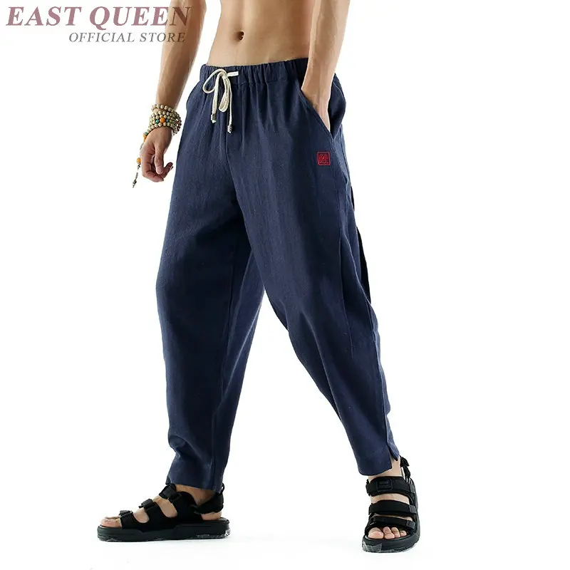 Men pants linen bruce uniform kungfu pants FF816