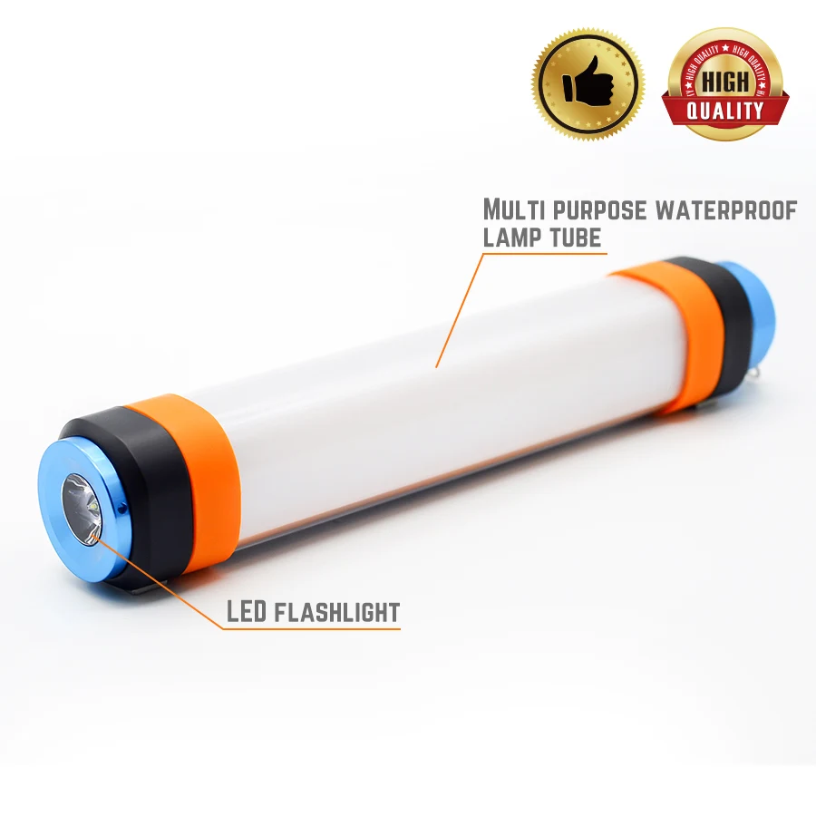 

Waterproof Led Camping Light IP68 USB Rechargeable Torch Light Led Night Wolf Stick Powerbank Magnetic Anti Mosquito Light