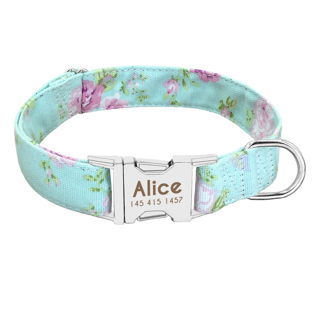 Personalized Engrave Name Dog Collar