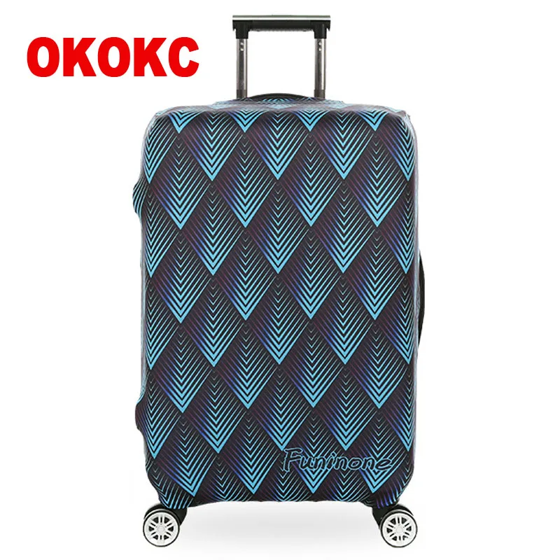 Плотный эластичный чехол OKOKC для чемодана треугольный модный защитный на