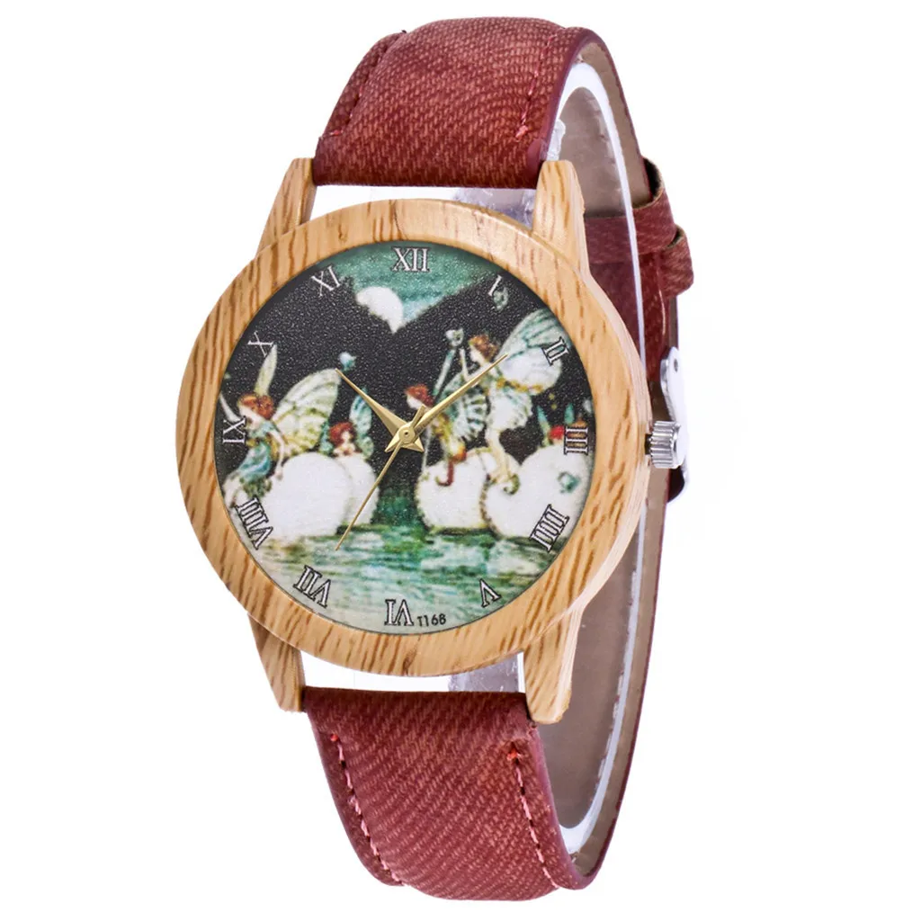 Women Sport Watches Women's Fashion Casual Leather Strap Analog Quartz
