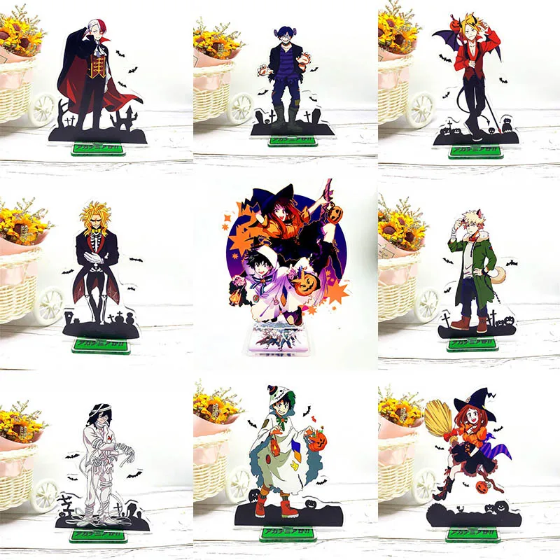 

My Hero Academia Anime action Acrylic figure Midoriya Izuku Bakugou katsuki Halloween Ver. cartoon acrylic stand figures