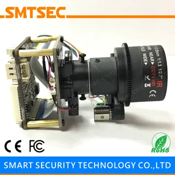 

2MP 1080P SONY IMX291 Hi3516D Starlight H.265 IP Camera Module PCB board USB Audio with 2MP 2.7-13.5mm Motorized Zoom Lens