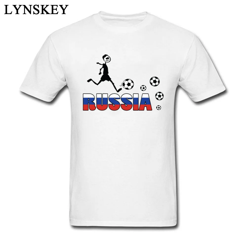 Funny Tops Shirts 2017 Hot Sale Round Collar RUSSIA TEXT WITH FLAG 100% Cotton Mens T-shirts Printed Summer/Fall Tee-Shirts RUSSIA TEXT WITH FLAG white