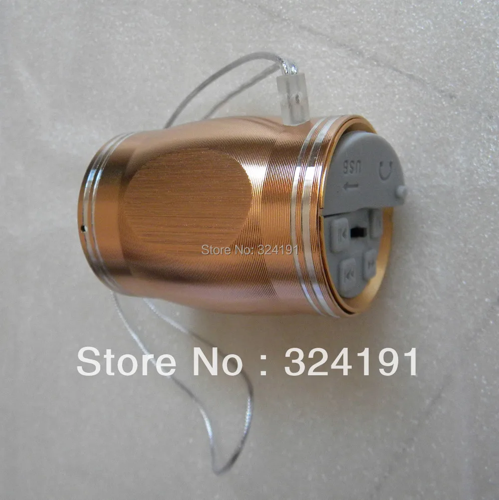 

1pc the smallest Sports Mini Speaker , Stereo Digital Subwoofer speaker SD card with FM Radio MP3 Player