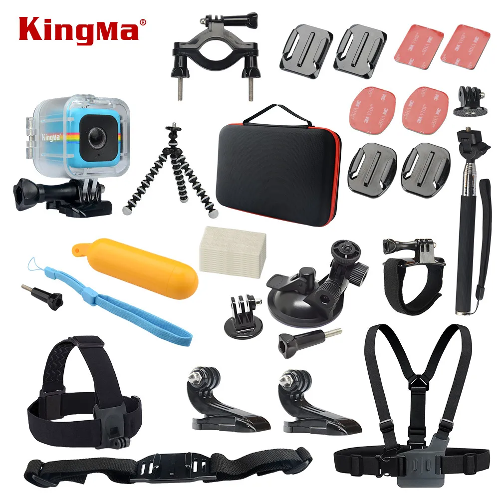 

KingMa Waterproof Case 14-in-1 Accessories Kit for Polaroid Cube and Cube+