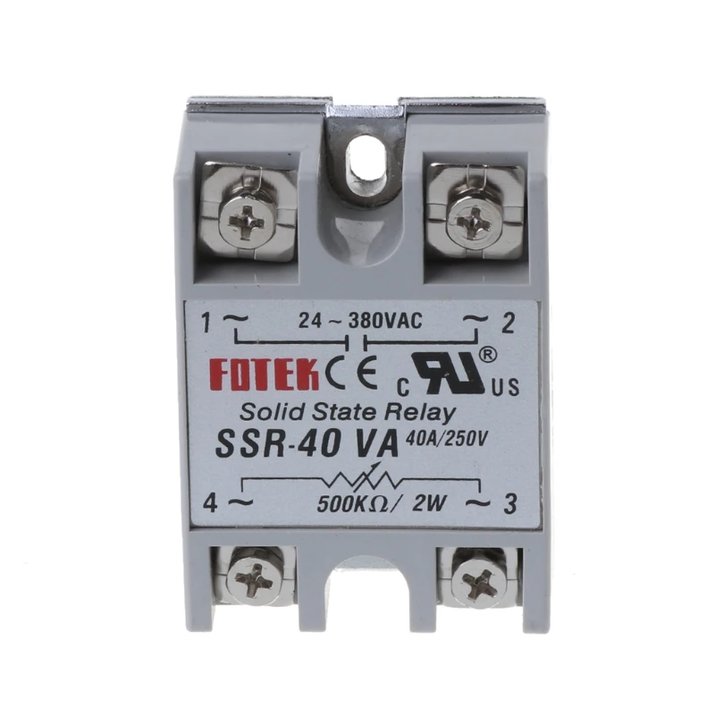 24 V-380 V SSR-40VA твердотельные реле модуля 40A DC-AC твердотельные реле модуля для Температура релейного модуля контроллера