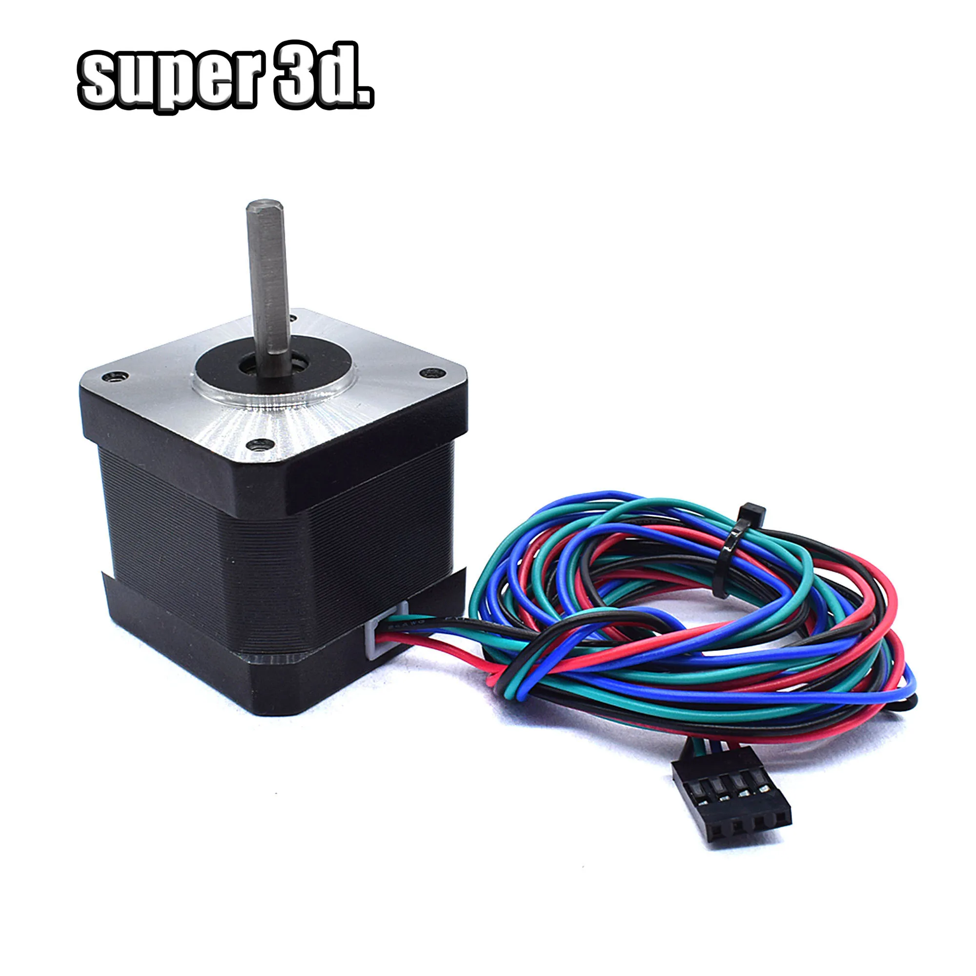 

NEMA17 Stepper motors (17HS4401) Height 40 mm 1.7A 4-lead for 3D printer Engine and CNC XYZ-Axis