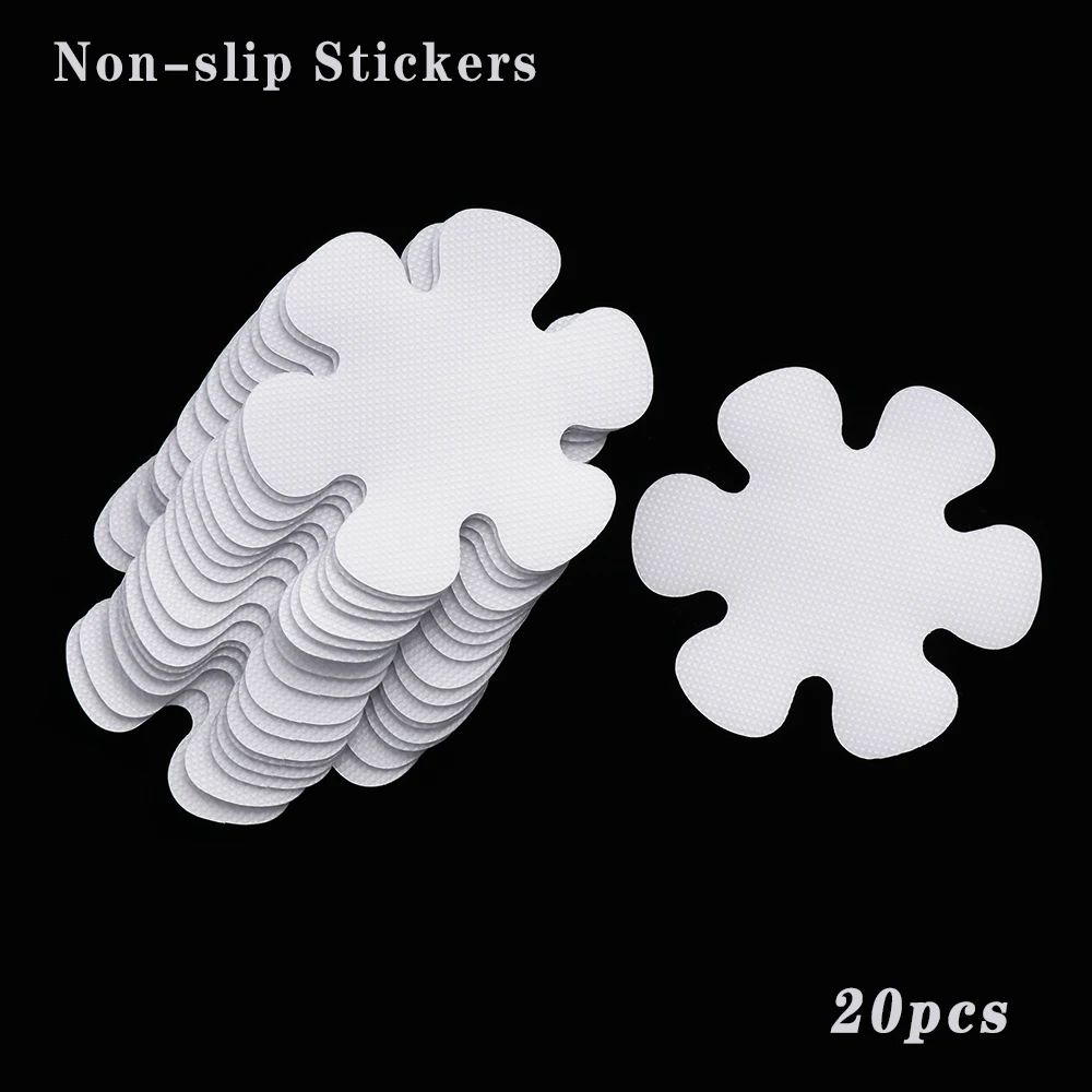 

20PCS Waterproof Anti Slip Flower Shape Non-Slip Safety Flooring Bath Tub &Shower Stickers Bath Slip Sticker Bathroom Tape Mat