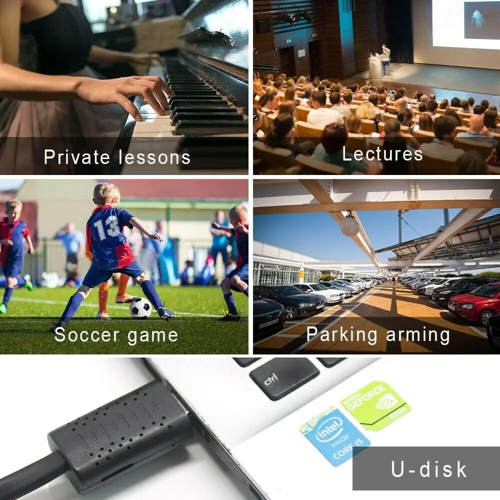 Маленькая камера U21 портативная умная Гибкая USB 360 градусов 1080P HD Обнаружение