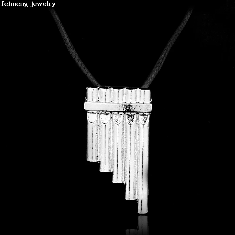 

Wholesale Film Jewelry "Peter Pan Flute" Flute Pendant Necklace High Quality jewelry Necklace Men And Women Party Accessories