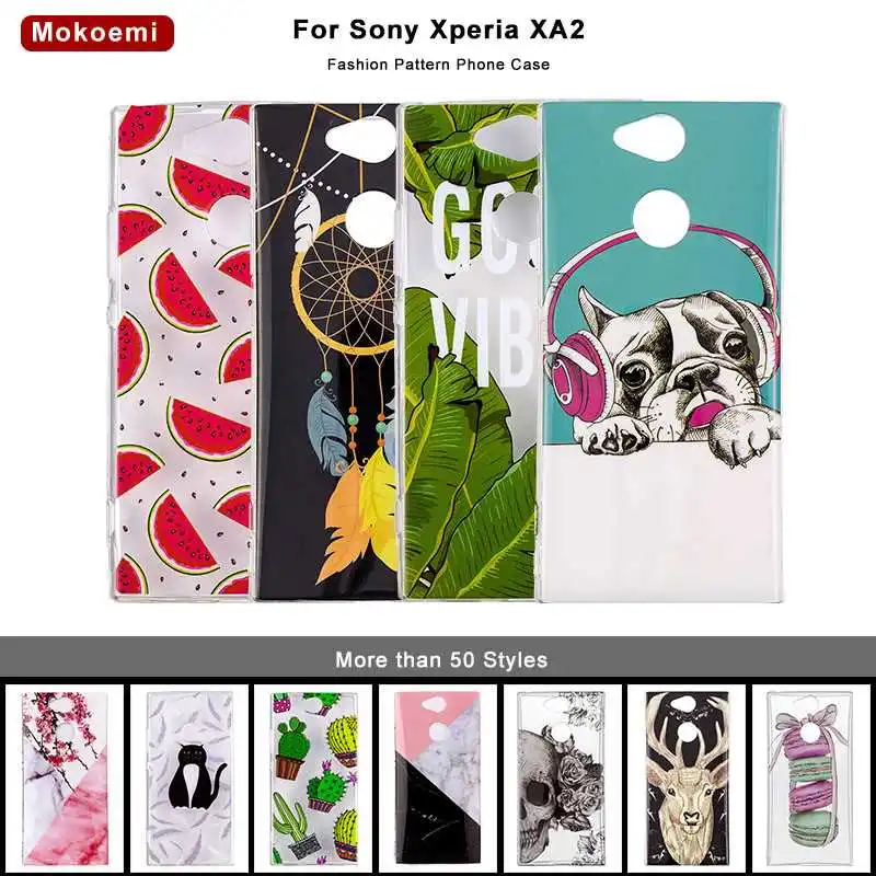 

Mokoemi Fashion Cute Luxury Soft 5.2"For Sony Xperia XA2 Case For Sony Xperia XA2 Cell Phone Case Cover