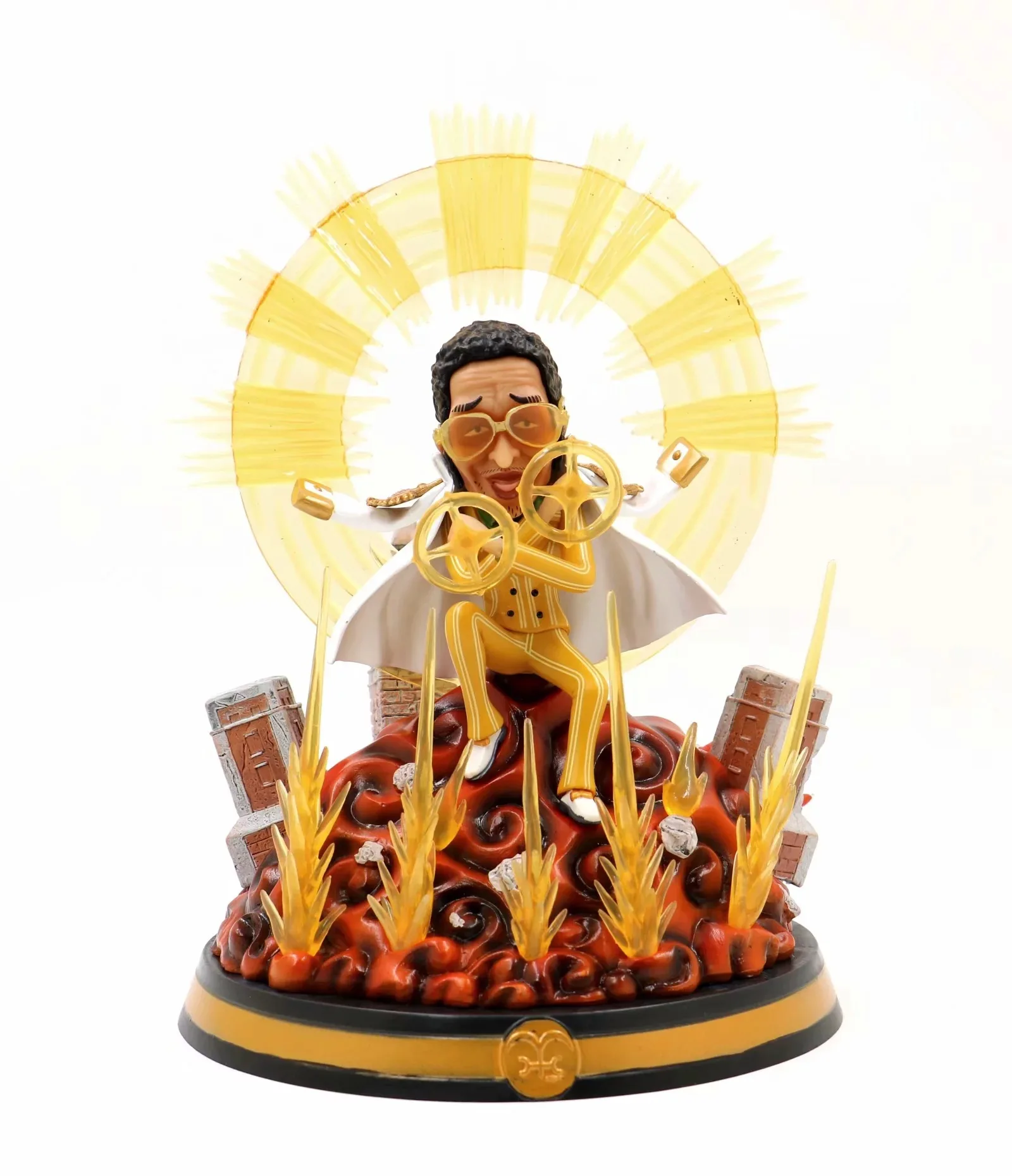 

26cm Japanese anime figure one piece Q version Borsalino statue action figure collectible model toys for boys