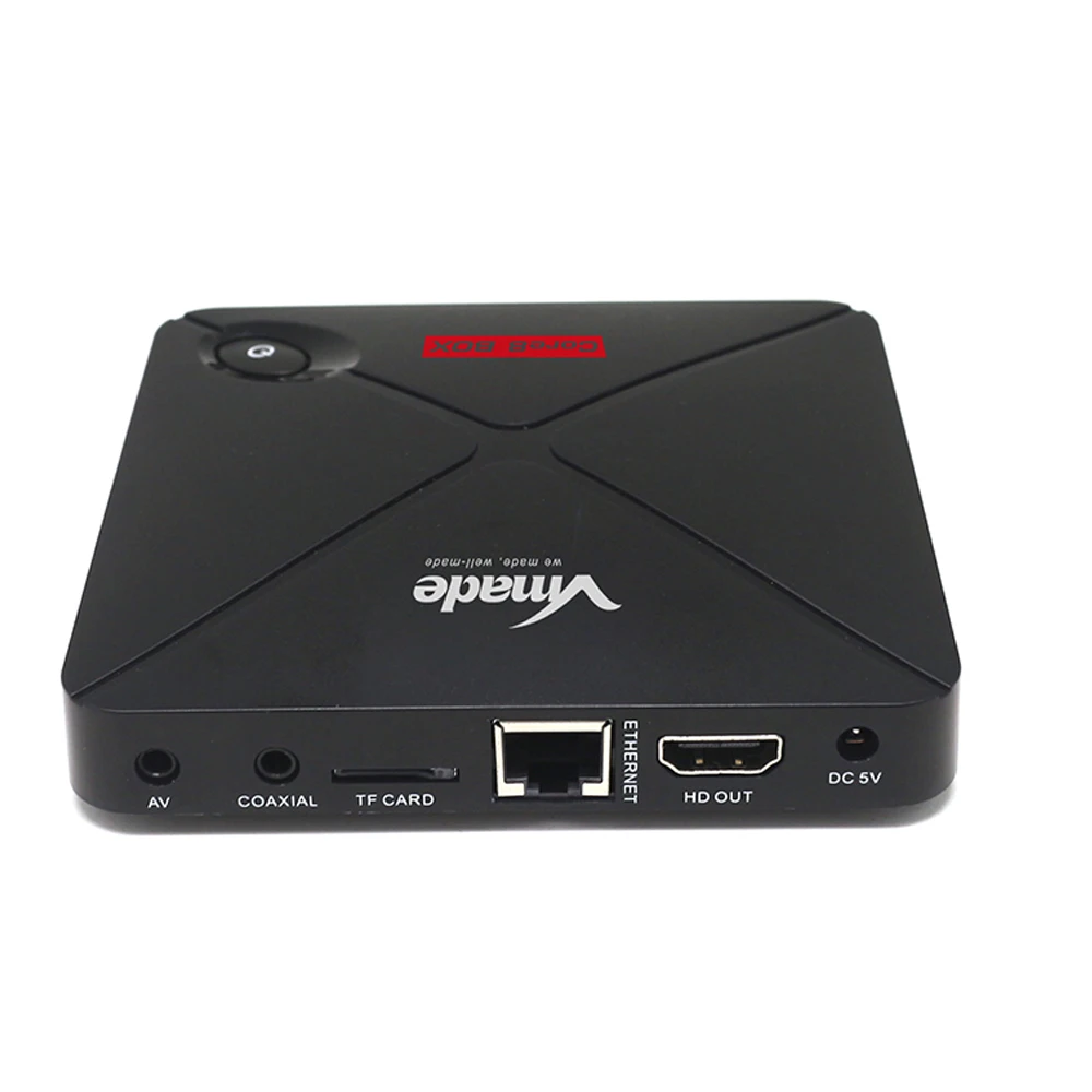 Vmade V9 PRO ТВ Box Android 7,1 Amlogic S912 H.265 MPEG-1/2/4, 2 Гб оперативной памяти, 16 Гб встроенной памяти, Bluetooth 4,2 Поддержка Skype Youtube Фейсбук Смарт ТВ коробка