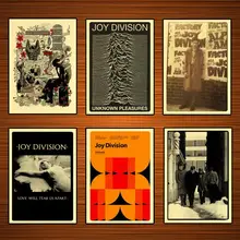 Colección de Joy Division Retro Vintage cartel para pared decorativa pegatina lienzo pintura arte hogar Decoración regalo