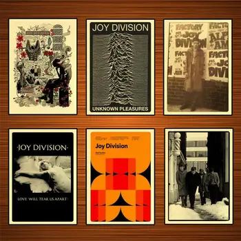 

Collection of Joy Division Retro Vintage Poster Decorative Wall Sticker Canvas Painting Home Art Home Decor Gift