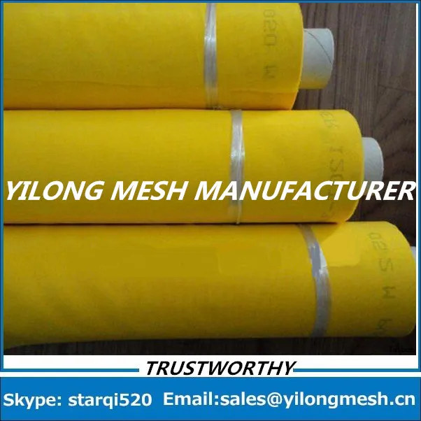 

Fast Delievery And Free Shipping!! 20 Meters 100T(255 mesh)-40um-127cm Yellow Polyester Monofilament Silk Screen Printing Mesh