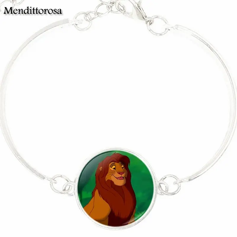 

For Women Girls Ladies Statement Best Gift New Arrival Glass Bracelet Bangle Statement Women Round Bracelet Bangle Lion King
