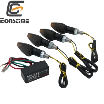 

Eonstime Universal Motorcycle Flashing 14LED Turn Signal Light Lamp Indicator Light Amber Blinker Light LED Flasher Relay 12V