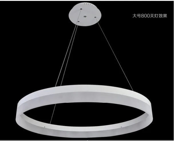 Contemporary and contracted restaurant LED round droplight, high-end atmosphere creative acrylic chandelier