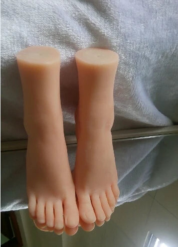 Free shipping Advanced Simulation female feet model footfetish toys sculpture statue sexy toys Calf following model