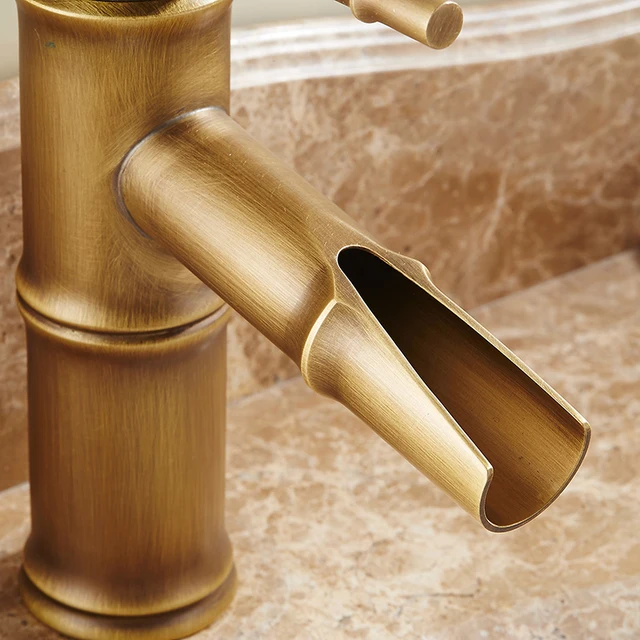 Antique Bamboo Bathroom Faucet 4