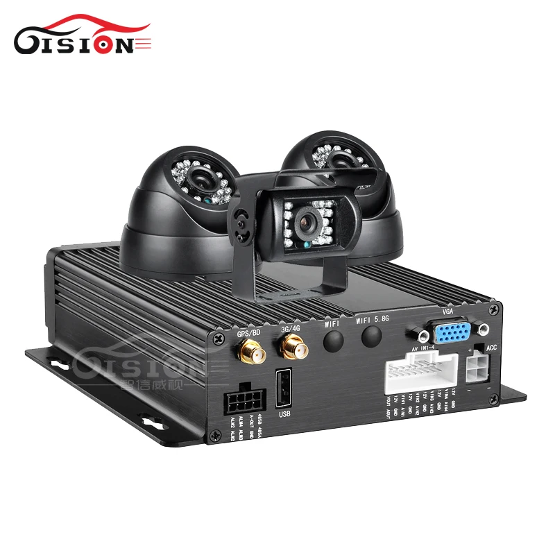 3 шт. Gision Truck 2.0MP HD камеры + CCTV 4CH 4G GPS трек в реальном времени наблюдение онлайн SD