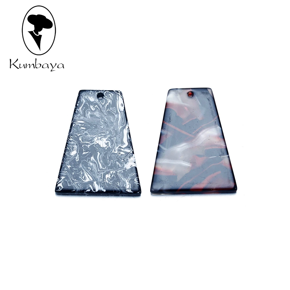

10pcs/lot Acrylic Acetic Acid Materials Trapezoid DIY Charms Women Jewelry Parts Earrings DIY Accessories Handmade Gifts P18426