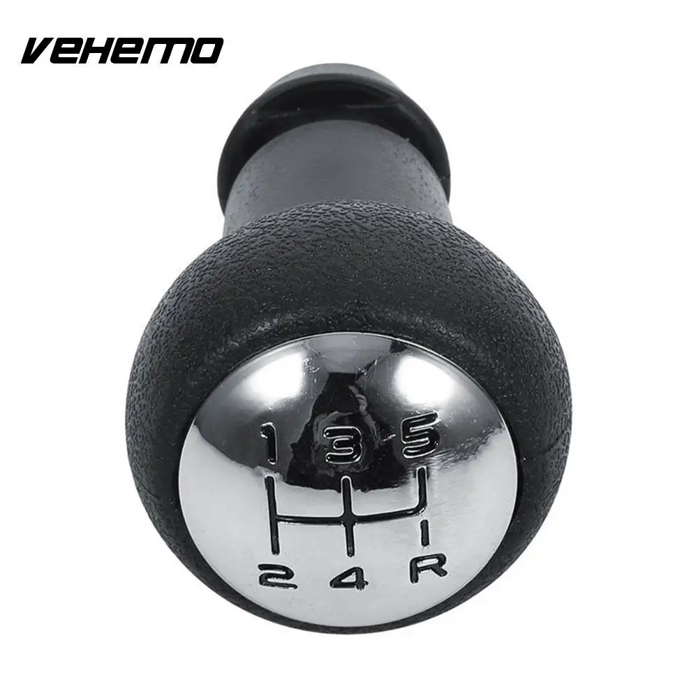 Vehemo 5 Speed Car Shifter Lever Transmission Gear Shift Knob Car Parts Shifter Lever for