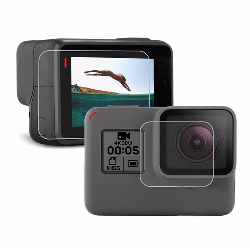 Tempered Glass Screen Protector for Gopro Hero 7 6 5 Black LCD HD