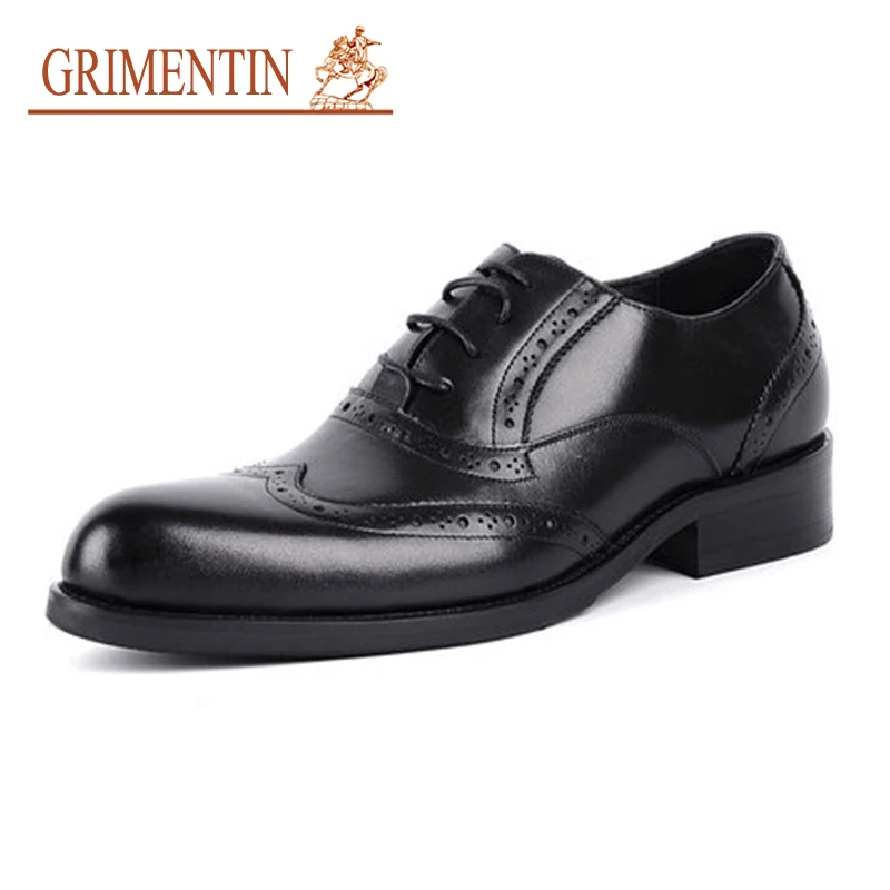 US $119.9 45% OFF|GRIMENTIN heißer verkauf echtem leder männer business schuhe 2019 schwarz braun formale schuhe hochzeit schuhe luxus männlichen US $209.0 |GRIMENTIN männer schuhe leder stiefel casual schwarz braun spitze up marke krokodil männer stiefeletten für business auf AliExpress