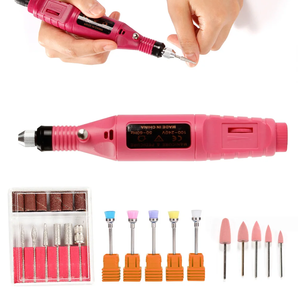 Nail Drill Electric Apparatus for Manicure Gel Cuticle Remover Milling