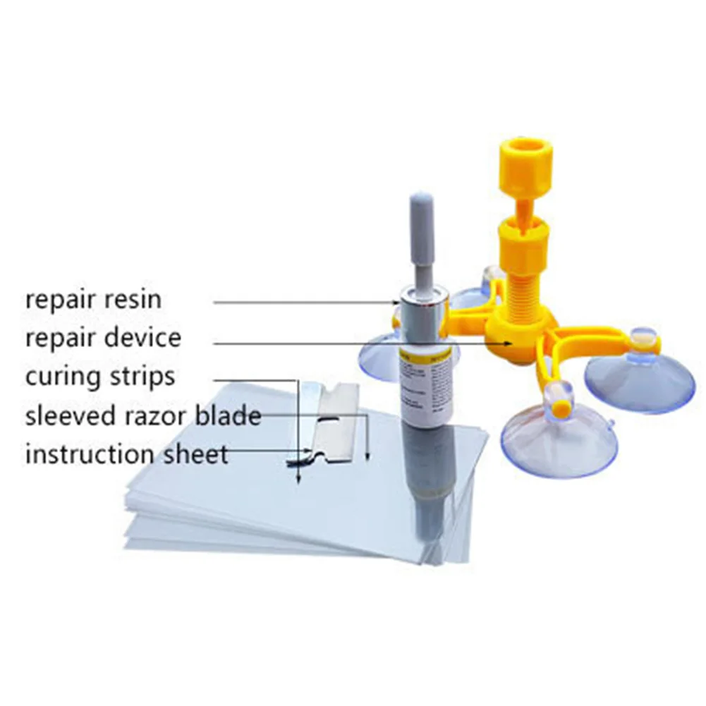 Царапин трещины удалить полировки автомобиля укладки Стекло восстановления аксессуары DIY восстановление ветрового Ремкомплект