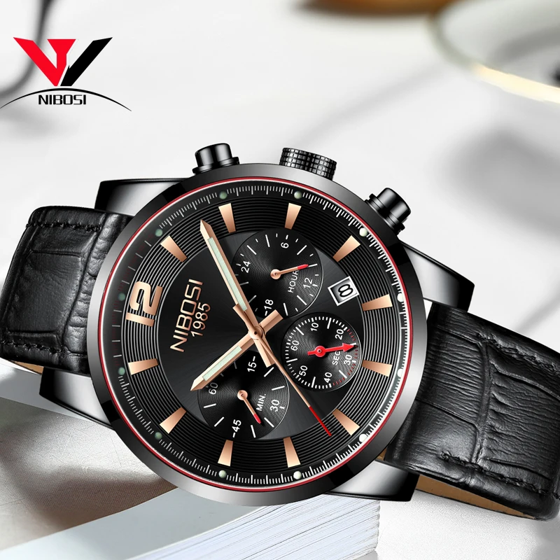

NIBOSI Men's Military Watch Top Brand Luxury Army Sports Wristwatch Outdoor Style For Men Clock Analog Quartz-watch Relogio Saat