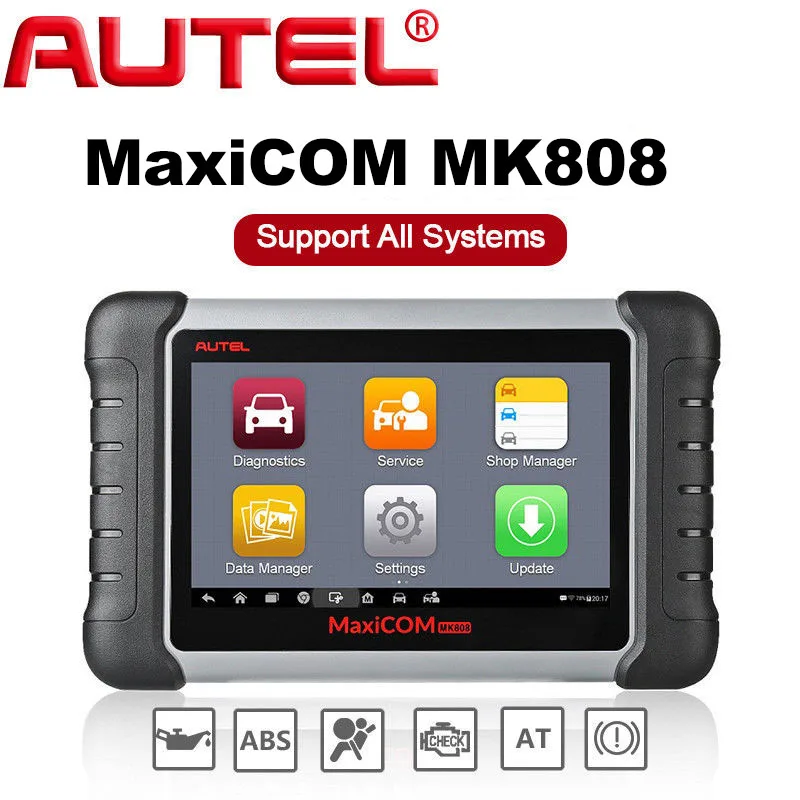 Autel MaxiCOM MK808 автомобиля диагностический инструмент ODB2 сканер автомобильной код