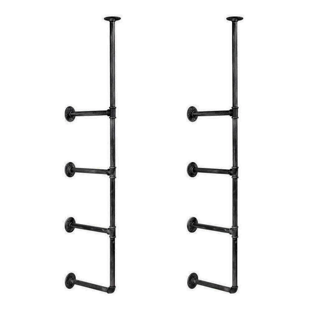 Diyhd 55 4 Layers Industrial Black Pipe Kitchen Storage