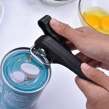 

Ergonomic Manual Can Opener Cans Lid Lifter Smooth Edge Side Cut Home Superkitchen accessories gadget #0425
